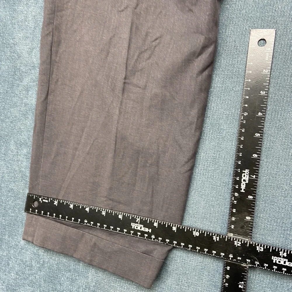 Braggi By Louis Raphael Dress Pants Mens 31x29.5 Brown Pleated Hem Cuffed Hem